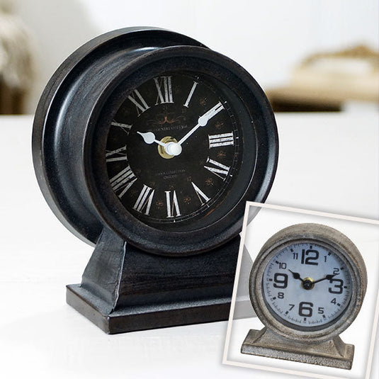 Metal Tabletop Clock, Pick Your Color General Decor Steals