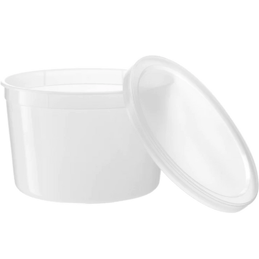 *WHOLESALE* 64oz. Heavy Duty Deli Containers with Lids | 200ct/case Food Storage & Serving VeZee