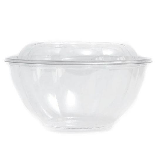 32oz Disposable Rose / Salad Bowls To-Go Containers with Airtight Lids Rose Bowls VeZee