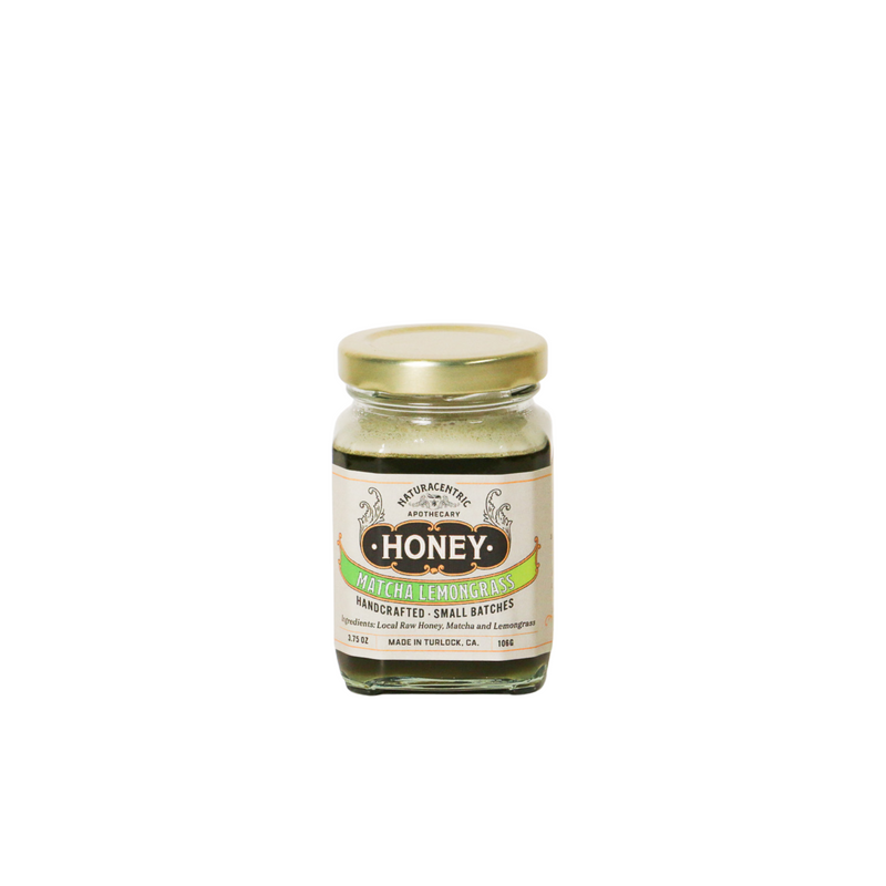 Load image into Gallery viewer, Matcha Lemongrass Infused Honey Gift Naturacentric
