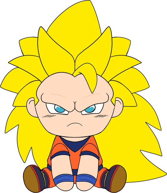 Super Saiyan Goku Plush (9in) Dragon Ball Z Youtooz Collectibles