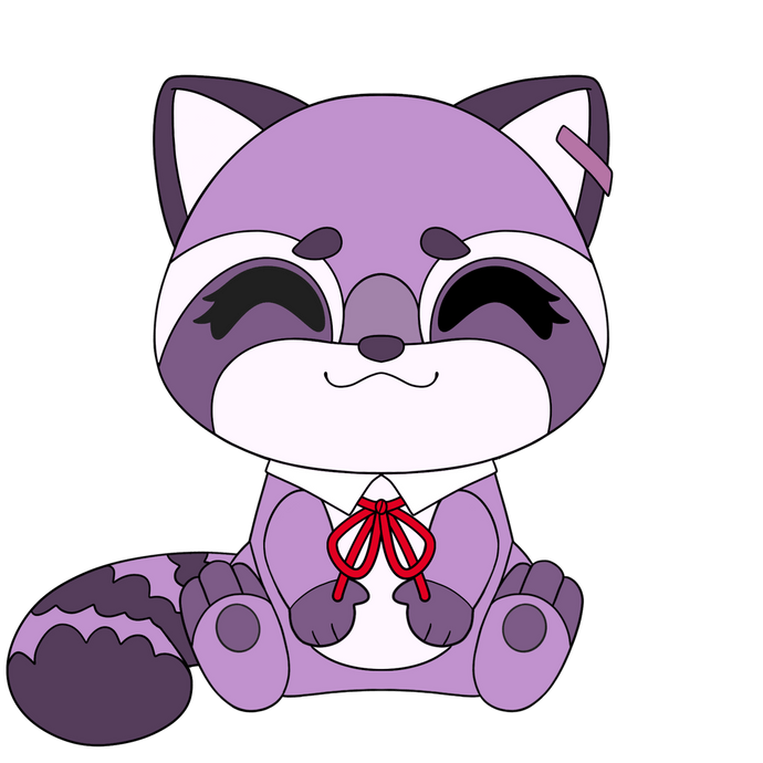 Yuri's Raccoon Plush (9in) Doki Doki Literature Club! Youtooz Collectibles