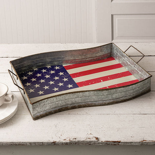 Vintage Inspired Americana Serving Tray General CT