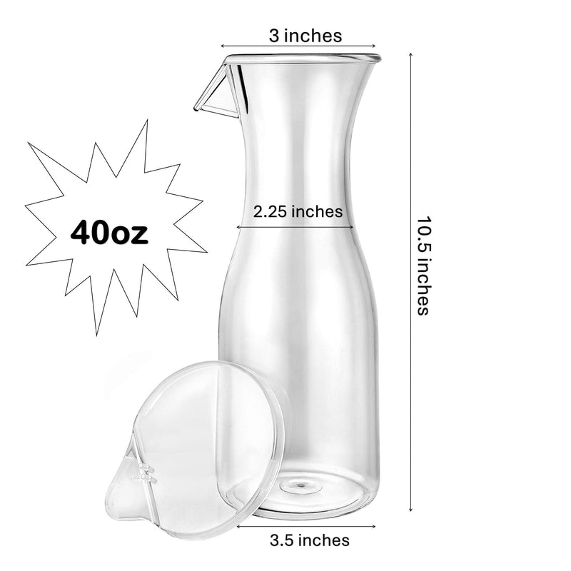 Load image into Gallery viewer, Lillian Carafe Juice Jar Beverage Decanter Acrylic 40 oz Serverware Lillian
