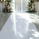 40"x100ft White PVC Aisle Runner Decorations PROstorez Default Title