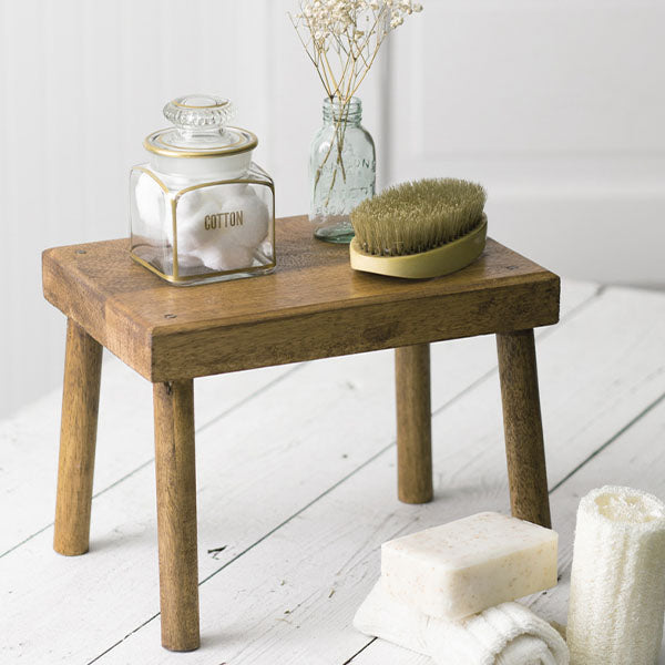 Traditional Farm Solid Hardwood Riser Stool General CT