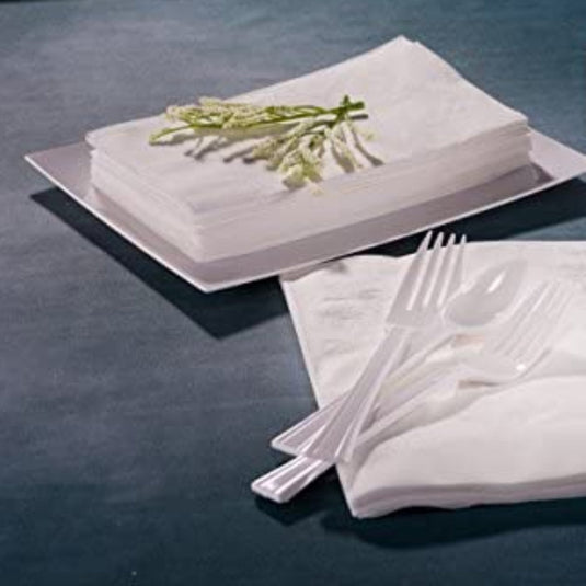 Lillian Tablesettings Extra Strong Quality Pearl Premium Plastic Forks Cutlery Lillian