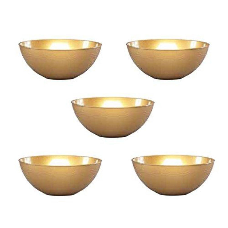 Load image into Gallery viewer, Gold Plastic Bowl 60 oz Serverware Hanna K Signature
