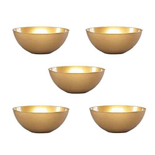 Gold Plastic Bowl 60 oz Serverware Hanna K Signature