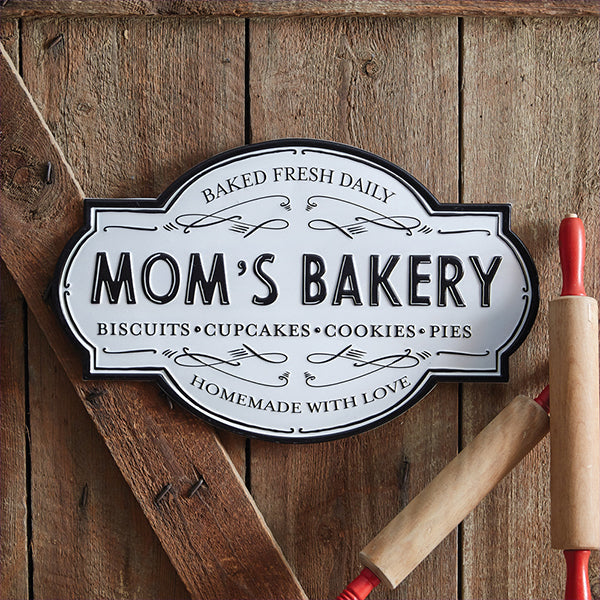 Mom's Bakery Wall Sign CT