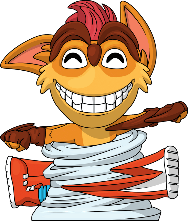 Load image into Gallery viewer, Spinning Crash Crash Bandicoot Youtooz Collectibles
