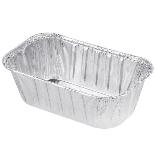 Disposable Aluminum 1lb Rectangular Loaf Pans: Ideal for Baking Disposable VeZee