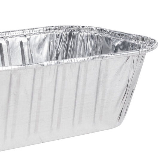 Disposable Aluminum 1lb Rectangular Loaf Pans: Ideal for Baking Disposable VeZee