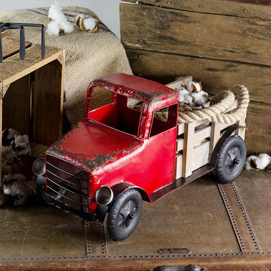 Metal And Wood Truck With Antique Finish General VIP