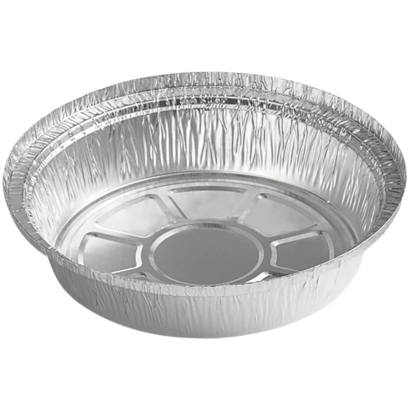 Load image into Gallery viewer, *WHOLESALE* Disposable 9” Aluminum Foil Round Pans | 500 ct/Case Aluminum Pans VeZee
