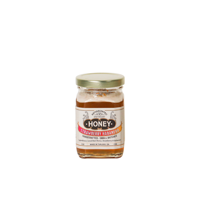 Load image into Gallery viewer, Strawberry Habanero Infused Honey Gift Naturacentric
