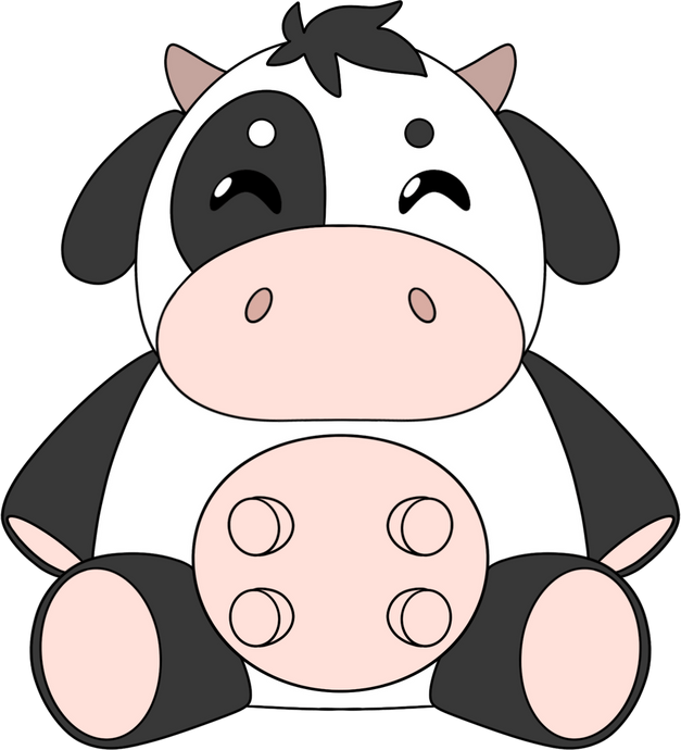 Mr. Cow Plush (1ft) Doki Doki Literature Club! Youtooz Collectibles