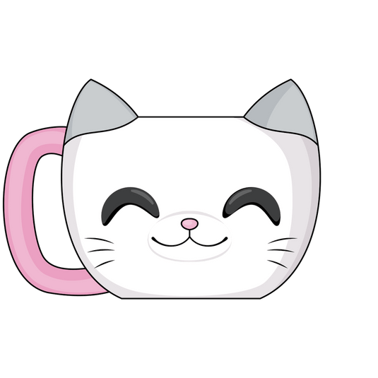 White Cat Mug Mug Youtooz Collectibles