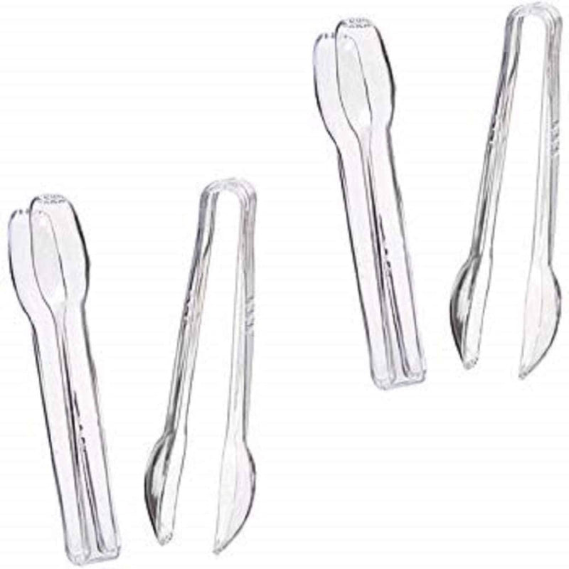 Load image into Gallery viewer, 12&quot; Clear Plastic Tongs Serverware Hanna K
