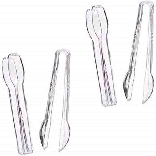 12" Clear Plastic Tongs Serverware Hanna K