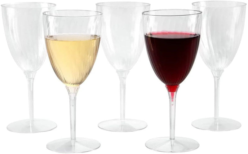 Load image into Gallery viewer, Elegant Plastic Wine Glasses Goblets 8 oz Wine Goblets Lillian
