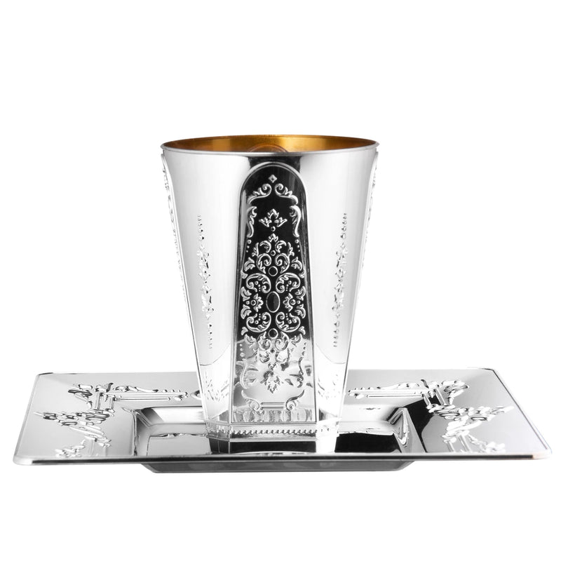 Load image into Gallery viewer, Regal Square Wine Kiddush Cups 5 oz Tablesettings Decorline
