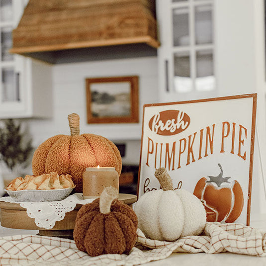 Fresh Pumpkin Pie Easel Sign General CT