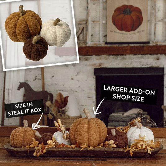 Cozy Pumpkin Pillows, Set of 3 General ABH