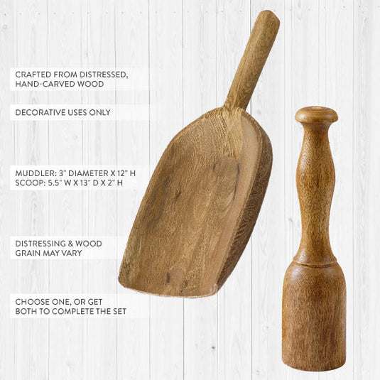 Vintage Hardwood Kitchen Tools, Pick Your Style General AUD