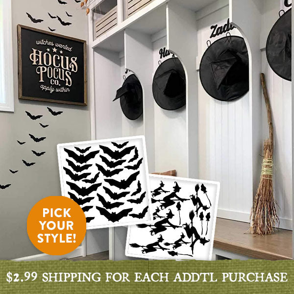 Load image into Gallery viewer, Spooky Peel and Stick Decorative Decals, Pick Your Style General VYD
