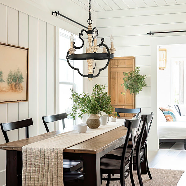 Rustic Modern Six Light Chandelier Whats trending ABH