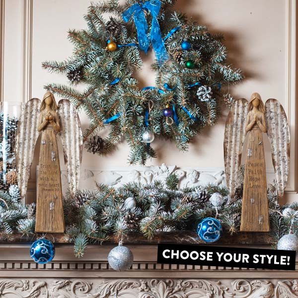 Load image into Gallery viewer, Rustic Farmhouse Holiday Angel, Pick Your Style General AUD
