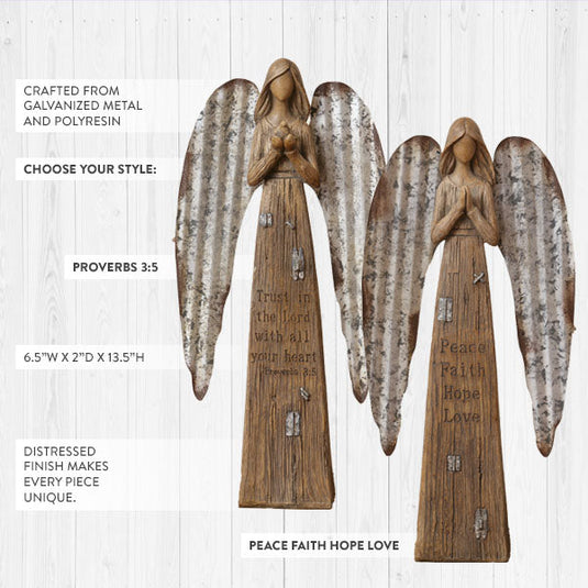 Rustic Farmhouse Holiday Angel, Pick Your Style General AUD