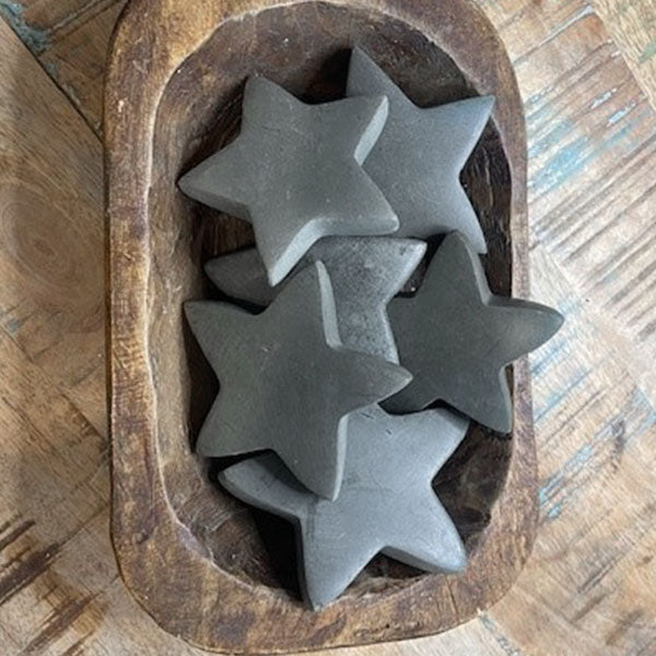 Load image into Gallery viewer, Set of Six Hand Carved Stone Stars, Pick Your Color Whats trending KAL
