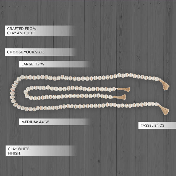 Load image into Gallery viewer, Clay Beaded Garland, Pick Your Size General MA
