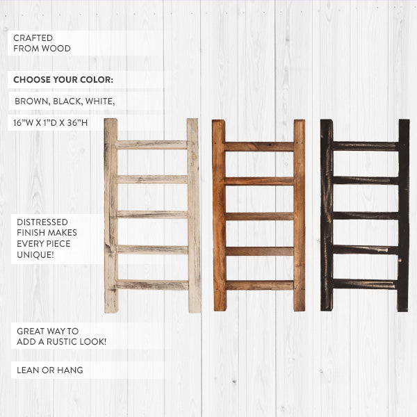 Load image into Gallery viewer, Wooden Farmhouse Ladder, Pick Your Color General MA
