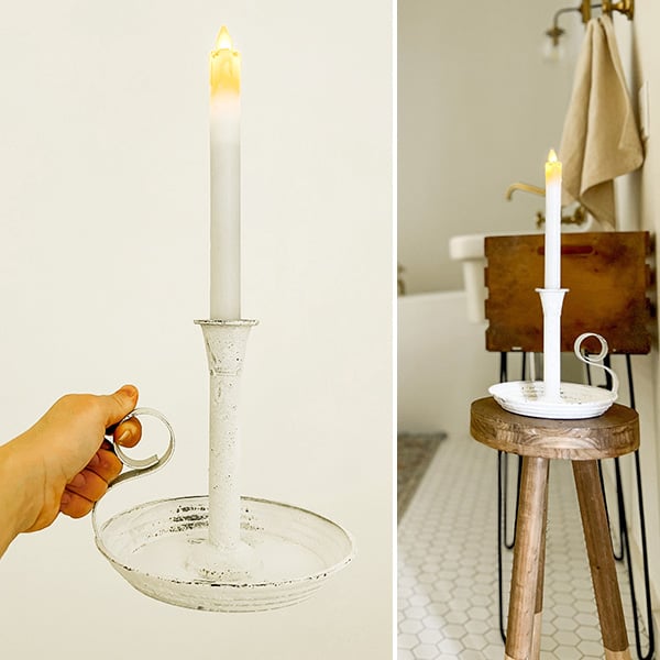 Chippy Distressed Candle Holder Whats trending LV