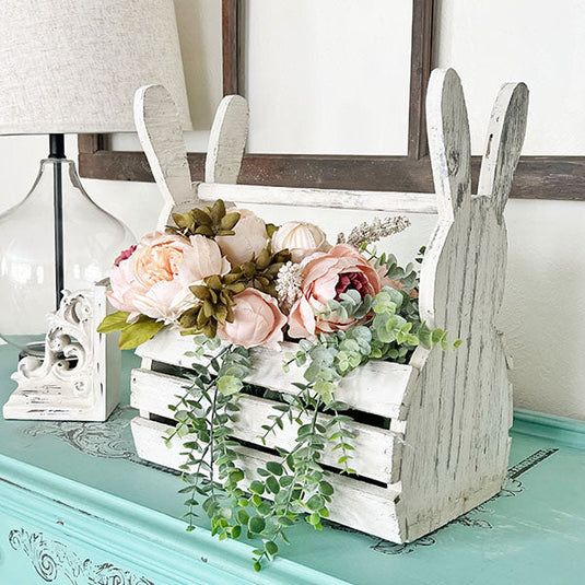 Wooden Bunny Basket, Pick Your Style General MA