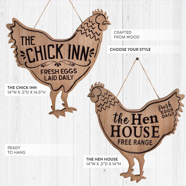 Load image into Gallery viewer, Wooden Chicken Signs, Pick Your Style General CT
