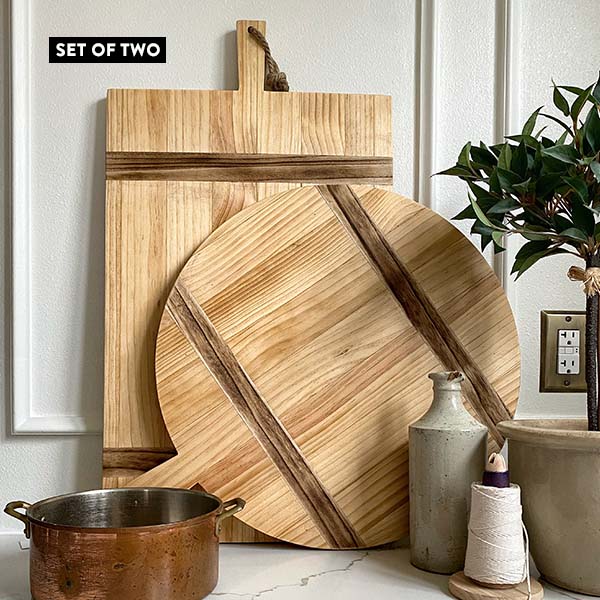 Wood Cutting Board, Set of 2 General ABH