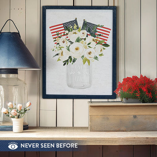 Patriotic Flower Bouquet Sign Whats trending RH