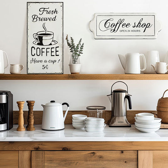 Vintage Inspired Coffee Sign, Pick Your Style Whats trending RH