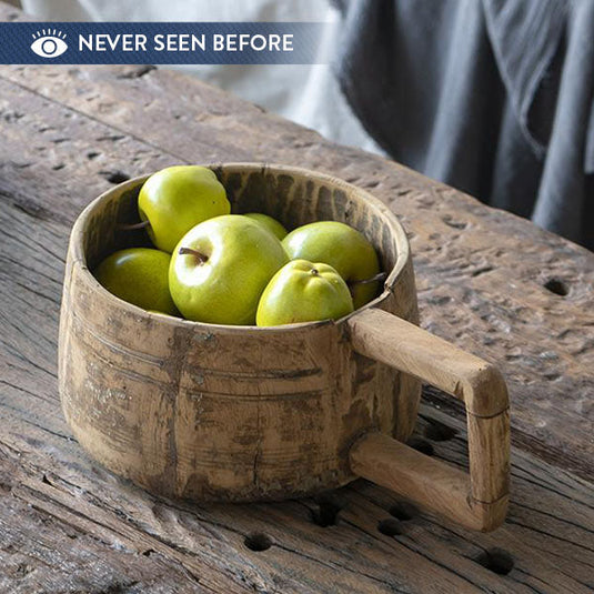 Vintage Teak Wood Bowl General ABH