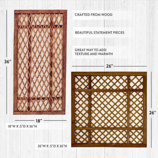 Lattice Wall Decor, Pick Your Style General WG