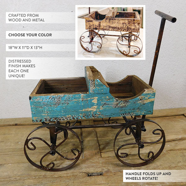 Load image into Gallery viewer, Antique Inspired Wagon, Choose Your Color General MA
