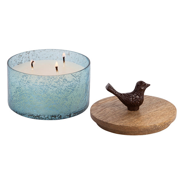 Load image into Gallery viewer, 3 Wick Candle With Bird Lid, Choose Your Color Whats trending HE
