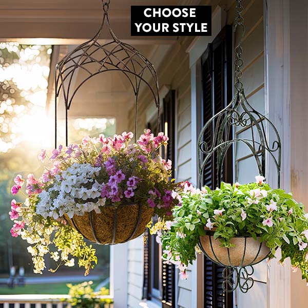 Load image into Gallery viewer, Hanging Basket Planter, Choose Your Style General CIMA
