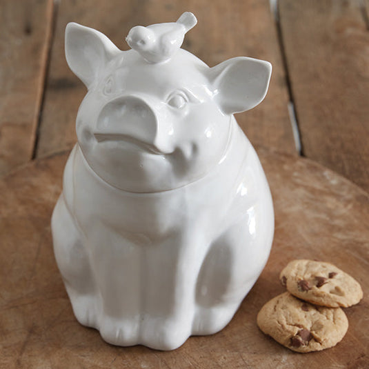 Ceramic Piglet Cookie Jar General CT