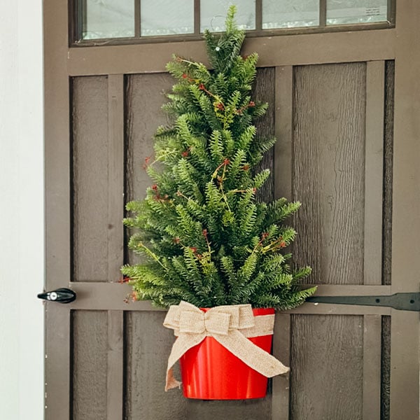 Pre-Lit LED Door Christmas Tree General ABH