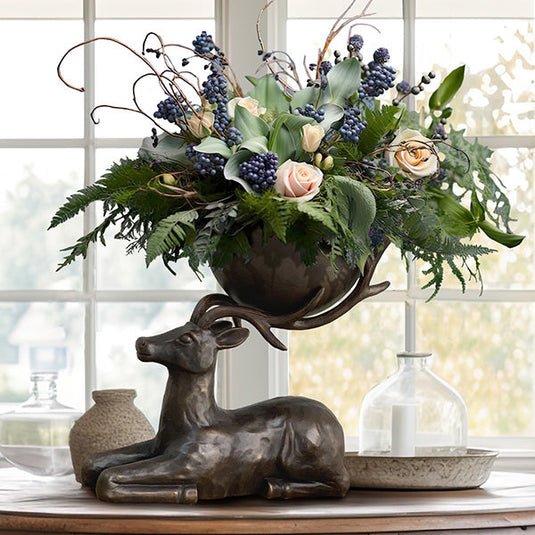 Bronze Buck Bowl | Brilliant Centerpiece Collection General ABH